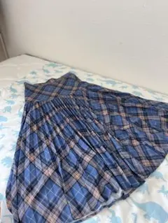 プロポーションボディドレッシングチェック柄プリーツスカート