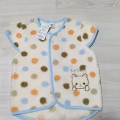 新品　もこもこ　サイズ95　くま　ドット　スリーパー