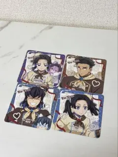 鬼滅の刃 バレンタイン&ホワイトデー　コースター ☆しのぶ 悲鳴嶼 伊之助 神崎