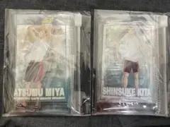 ハイキュー　文房具カフェ　ミニアクリルスタンド　宮侑 北信介　アクスタ