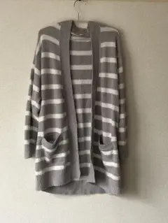 ストライプ　カーディガン Lサイズ