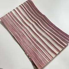 専用帯9100 ○高級 正絹 本場筑前博多織 紗献上 夏帯 全通 名古屋帯