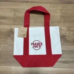 【新品未使用】トレーダージョーズ ミニトートバッグ レッド　赤