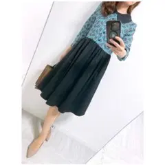 【美品✨】定価43,000円❤️ロイスクレヨン✨サイズM✨コットンワンピース✨