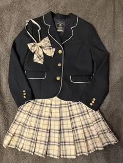 PINK LATTE ネイビー ブレザー スカート セット S/160