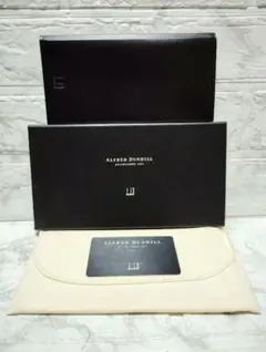 新品　未使用　Dunhill　ダンヒル　札入れ　長財布　レザー　ブラック　箱付き