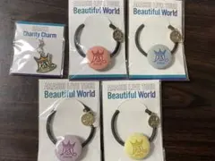 嵐 会場限定 グッズ Beautiful World ヘアゴム4個 チャーム