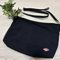 DANTON ダントン ショルダーバッグ ブラック ワンポイント 送料込み