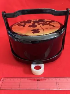 手提げ重箱 葡萄蒔絵 漆器