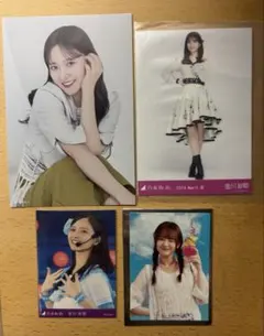 金川紗耶　4枚セット　乃木コレ　生写真　2025カレンダー　乃木カフェ