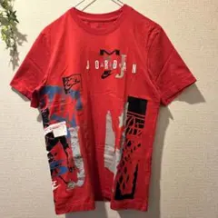 美品 Nike Jordanナイキ ジョーダン グラフィックTシャツ レッド M