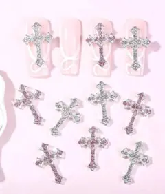 ★新品未使用★クロスデザイン ネイルパーツ 10個セット