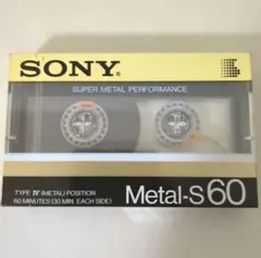 【新品】SONY Metal-S 60 メタルカセットテープ TYPE IV