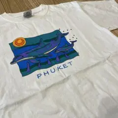 大*友様 【US古着】アメカジ マリン系 イルカ 観光 Tシャツ サイズL 南国