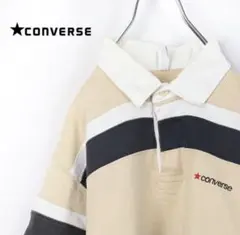 古着 90's コンバース ロゴ ラガーシャツ ポロシャツのサムネイル
