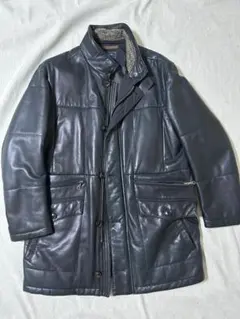 希少色・特大3L/ ダーバン ラムレザー ハンティングジャケット ダーク