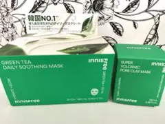 【2点セット】innisfree イニスフリー シートマスク＆ポアクレイマスク