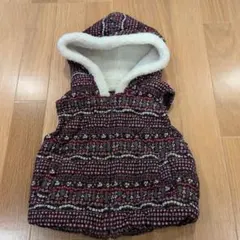 花柄ベビーベスト 90cm