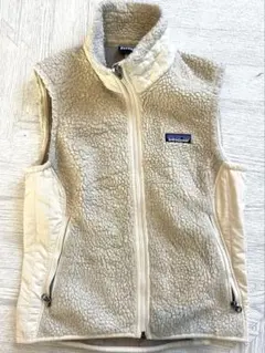 patagonia フリースボアベスト Women's S クリーム