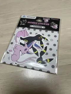 ポケモン モバイルステッカー エーフィ＆ブラッキー 3枚セット