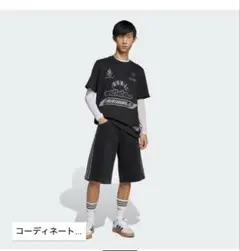 adidas Originals デニムハーフパンツ ブラックのサムネイル