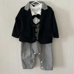 フォーマル ベビー服 入園式 タキシード ロンパース セレモニースーツ