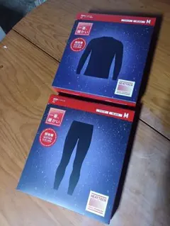 ユニクロ　超極暖　上下セット　ヒートテック　Mサイズ　未使用　ブラック