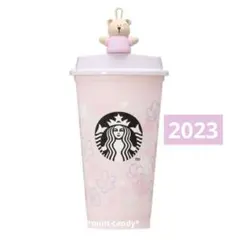 スターバックス SAKURA リユーザブルカップ ベアリスタ キャップ 2023