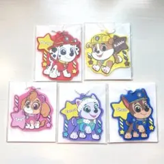 パウ・パトロール　かっぱ寿司　おなまえラバーチャーム　コンプリート5点セット