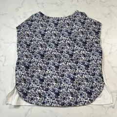 新品 any FAM×リバティ 切替カットソー Tシャツ F 白 完売品のサムネイル