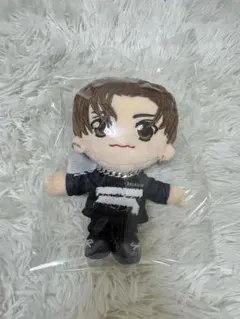 パクヒョンシクぬいぐるみ20cm 花郎ファラン衣装、黒ウィッグ付き