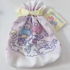 フリル巾着　リトルツインスターズ　キキララ　しまむら
