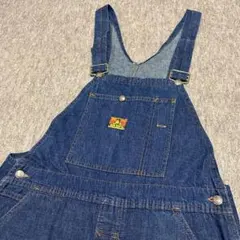 BEN DAVIS デニムオーバーオール 濃紺 美品 Vintage 70sのサムネイル