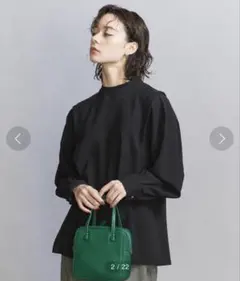 ビューティアンドユース ユナイテッドアローズ　ボリュームスリーブブラウス