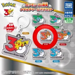 ポケモン メタルチャームマスコット 6種類