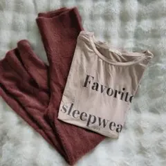 ★新品未使用★gelato piqueフワフワ素材のルームウェアセット　Free