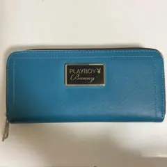 PLAYBOY Bunny 長財布 青のサムネイル