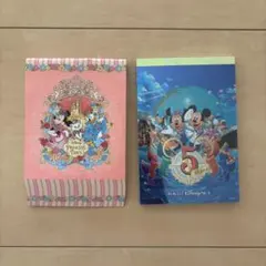 ディズニー メモ帳 2つセット