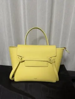 CELINE ラゲージ ナノショッパー イエロー | Mercari