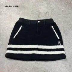 PEARLY GATES パーリーゲイツ ボア スカート ゴルフウェア 黒