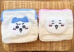 ちいかわ　ポーチ2個セット　ちいかわ　ハチワレ