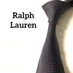 ラルフローレン　Ralph Lauren ネクタイ　チェック　ドット　パープル系のサムネイル