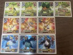 ポケモン　最強シール烈伝3D まとめ売り　シンオウ御三家
