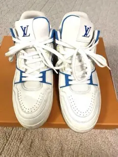 希少 超美品　ヴィトン　トレイナー・ライン ローカットレザー　スニーカー