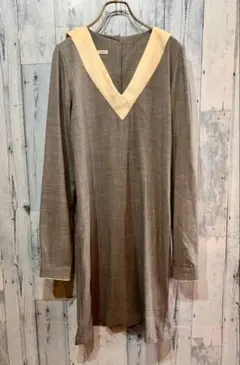 FRANK LEDER フランクリーダー ワンピース グレー ドイツ製 S