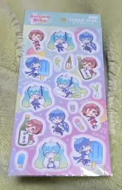 初音ミク クリアシール