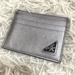 14092✨プラダ カードケース 名刺入 サフィアーノトライアングル レザー