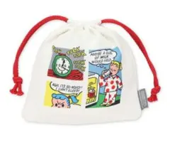 OSAMU GOODS 巾着　COMIC レッド