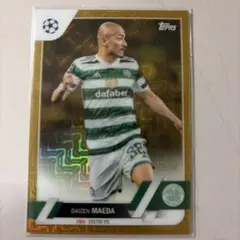 前田大然 50枚限定 ゴールド Topps Chrome UCL セルティック
