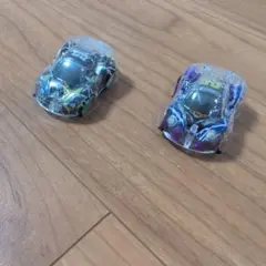 ミニカー 2台セット クリアボディ レーシングカーのサムネイル